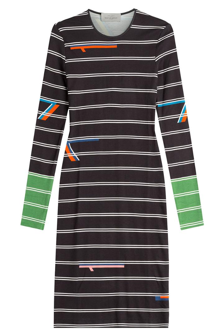 Preen Preen Striped Jersey Dress