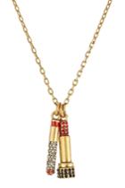 Marc Jacobs Marc Jacobs Embellished Lipstick And Cigarette Necklace