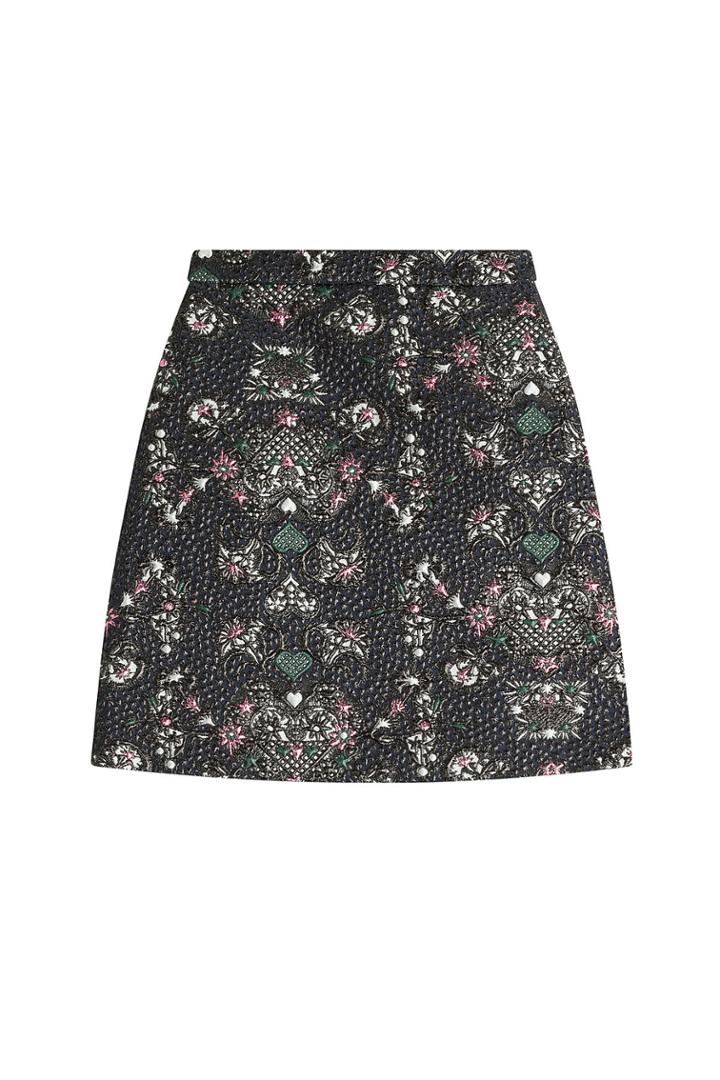 Msgm Msgm Jacquard Mini Skirt