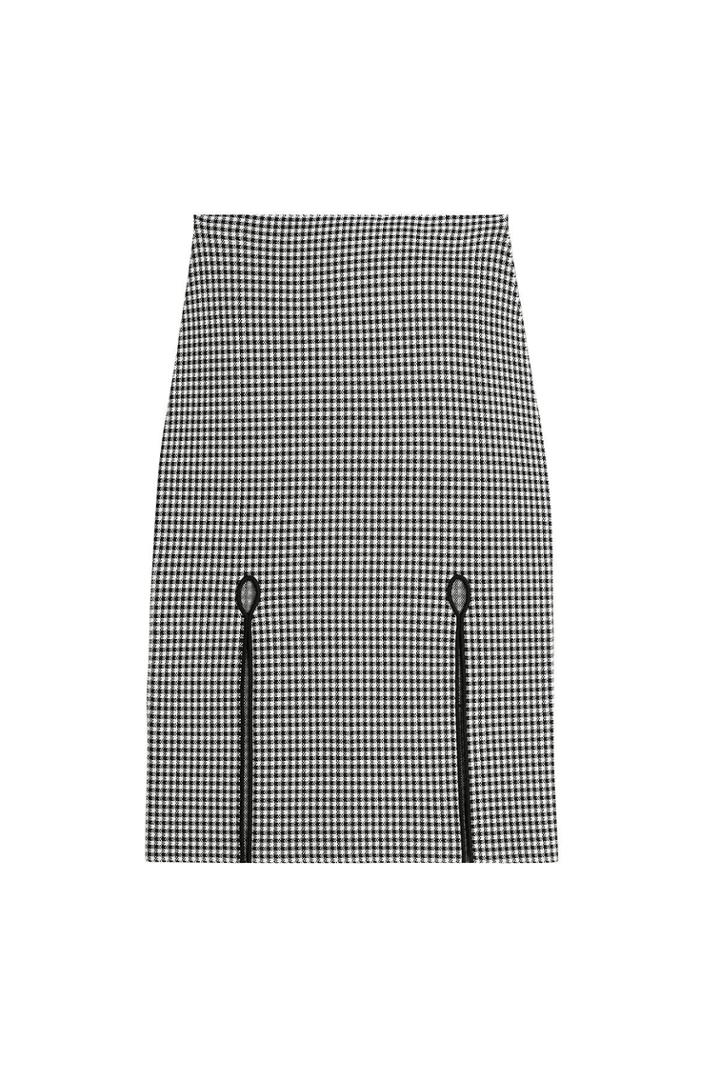 Alexander Wang Alexander Wang Printed Skirt With Keyhole Cut-out Detail