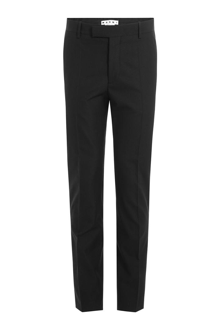Marni Marni Slim Cotton Pants - Black