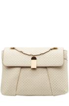 Roland Mouret Bagatelle Perforated Leather Shoulder Bag