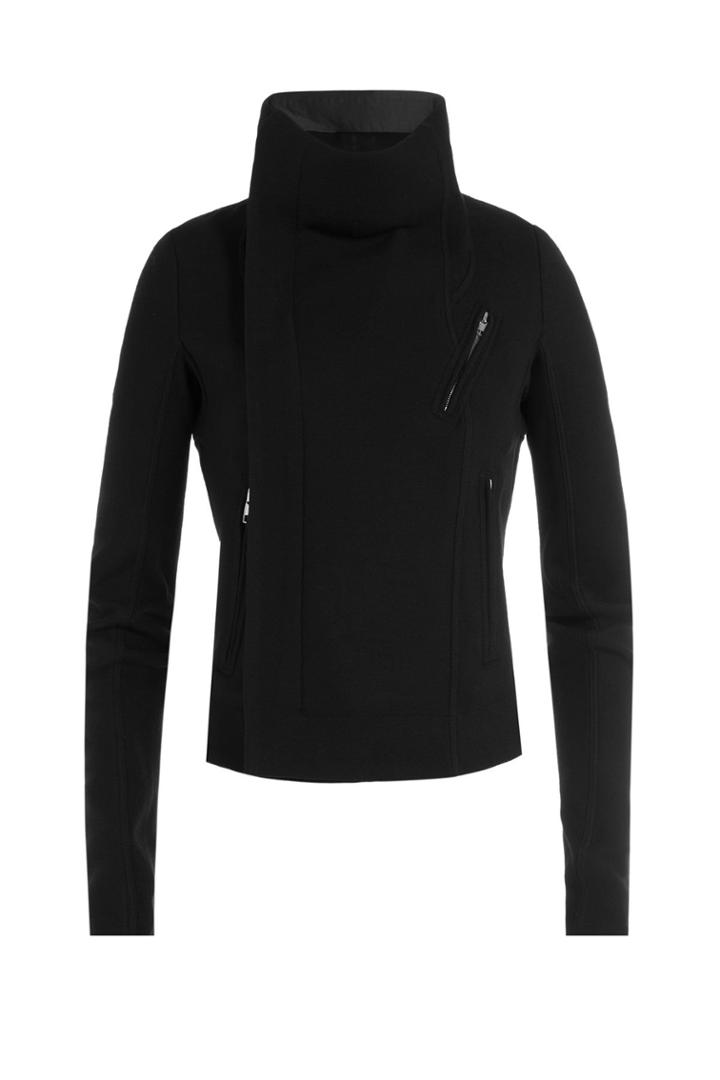 Rick Owens Rick Owens Virgin Wool Biker Jacket - None