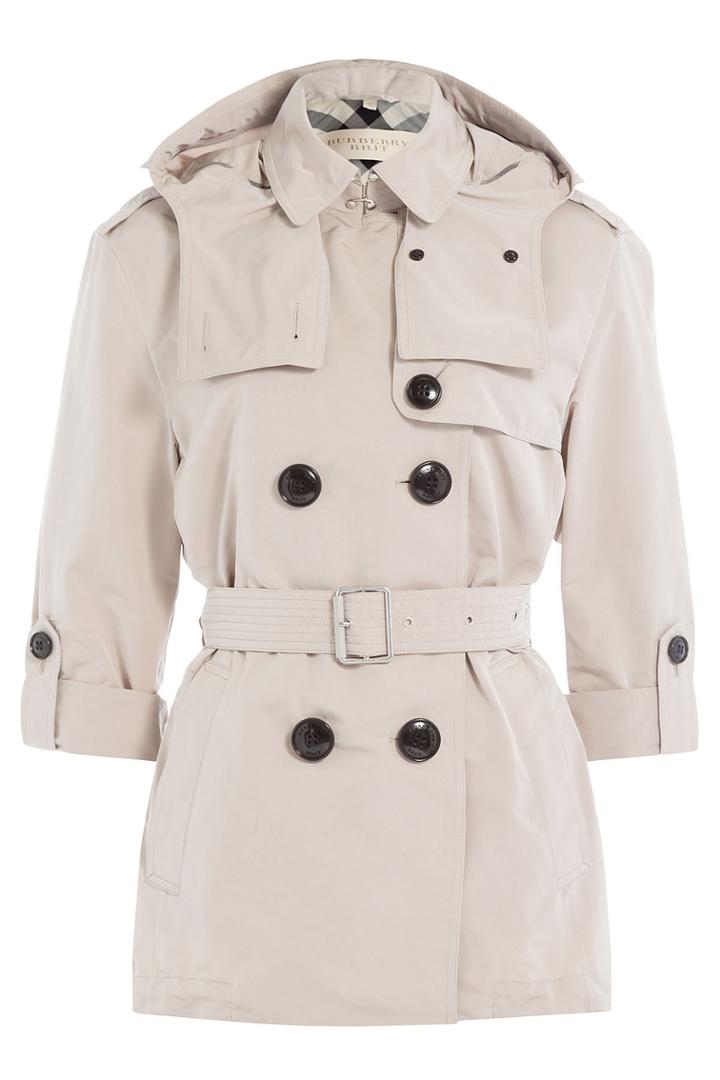 Burberry Brit Burberry Brit Knightsdale Short Hooded Trench Coat