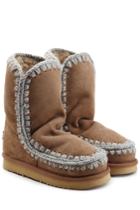 Mou Mou Eskimo Short Sheepskin Boots - Brown