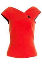 Roland Mouret Roland Mouret Tailored Sleeveless Top - Red