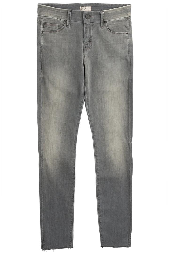 Mother Mother The Looker Ankle Fray Jeans - None