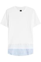Oamc Oamc Cotton T-shirt With Contrast Hem