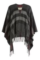 Burberry Shoes & Accessories Burberry Shoes & Accessories Fringed Wool-cashmere Cape