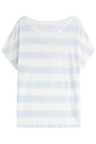 Majestic Majestic Striped Linen T-shirt - Beige