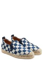 Marc By Marc Jacobs Marc By Marc Jacobs Jacquard Checkerboard Espadrilles - Blue