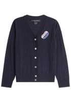 Marc Jacobs Marc Jacobs Wool Cardigan With Patch - Blue