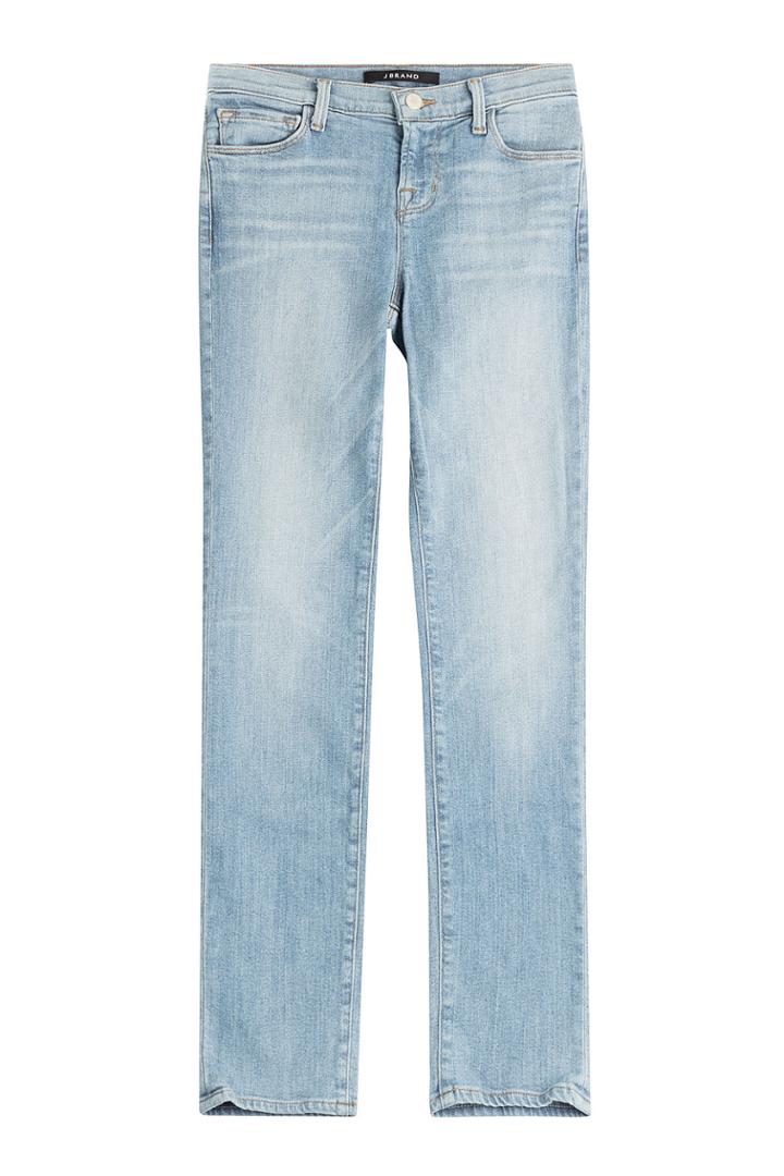 J Brand J Brand Mid Rise Cropped Jeans - None
