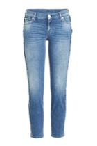 Seven For All Mankind Seven For All Mankind Frayed Cropped Straight Jeans