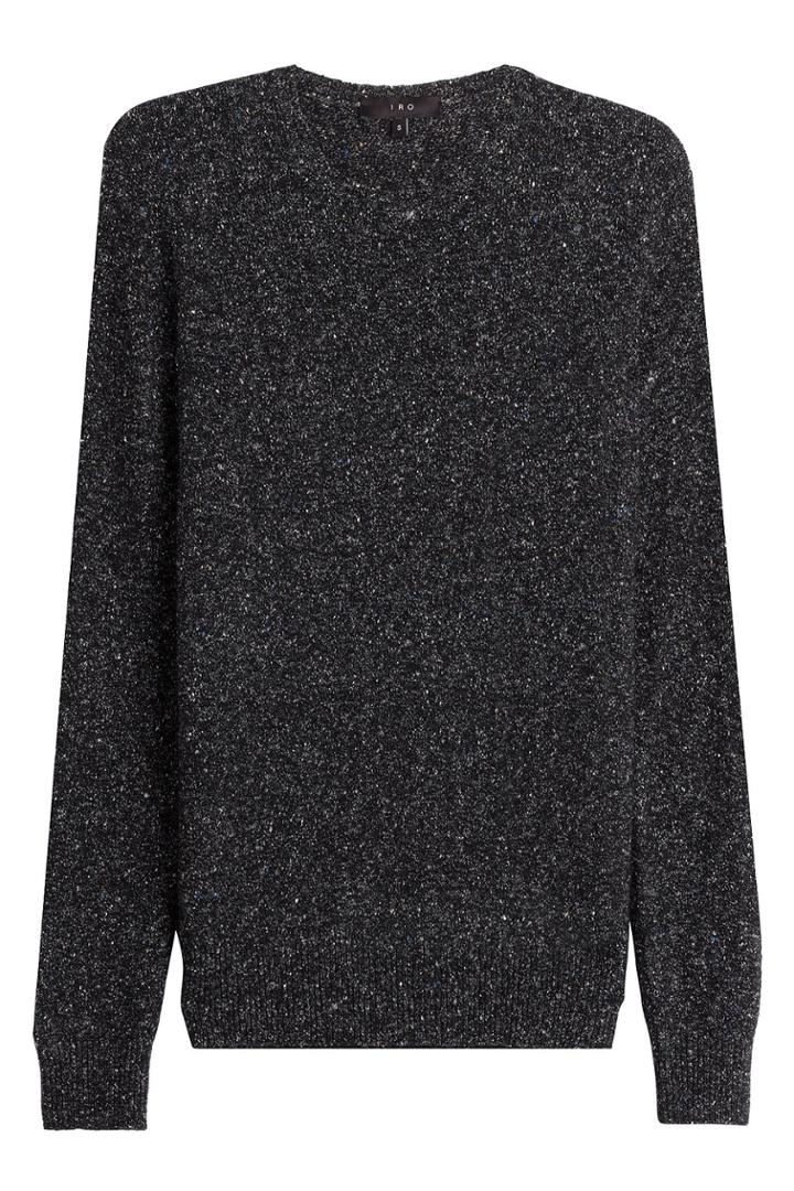 Iro Iro Pullover With Wool, Silk, Cotton And Alpaca - Black