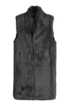 Steffen Schraut Steffen Schraut Fur Vest With Studded Trim