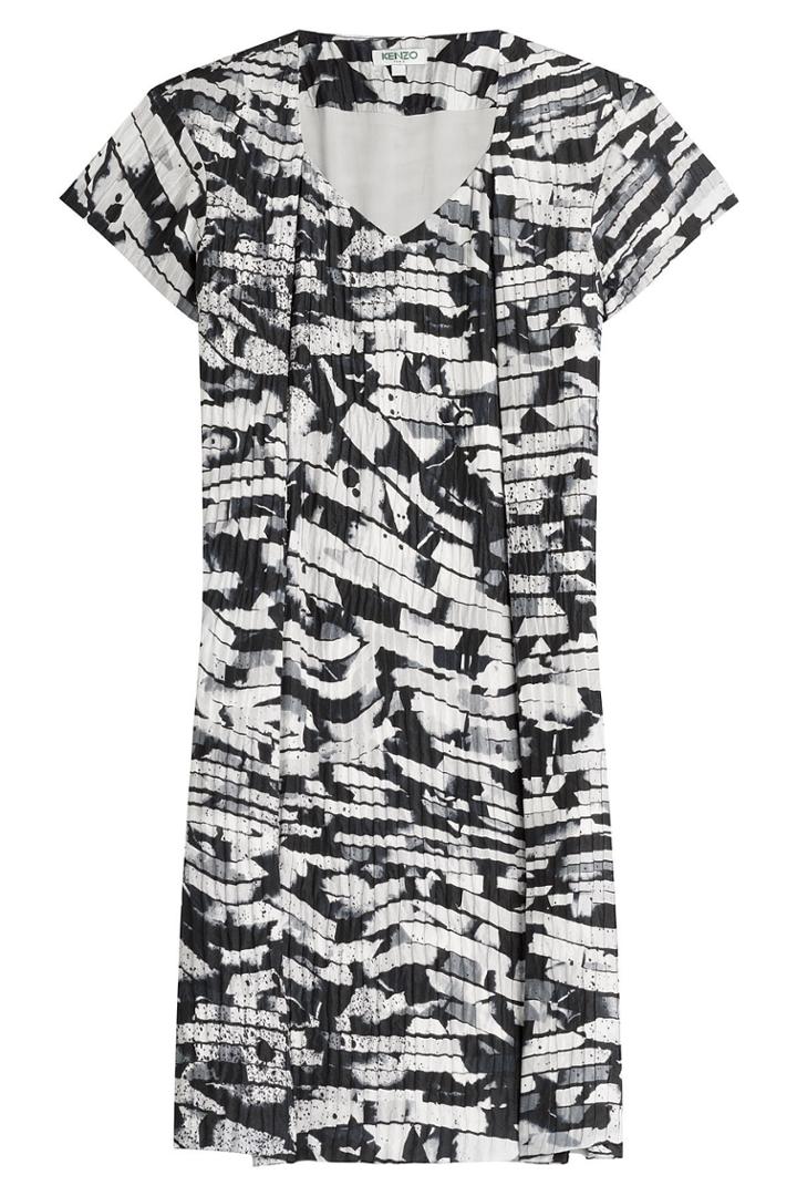 Kenzo Kenzo Textured Silk Dress