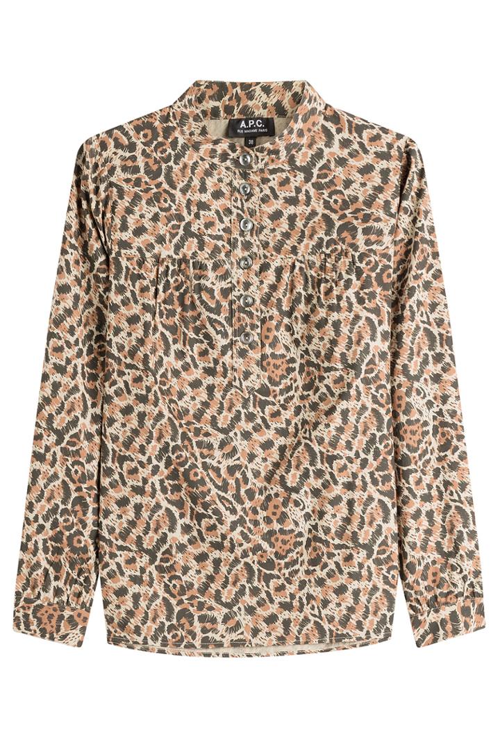 A.p.c. A.p.c. Cotton Animal Print Shirt - Animal Prints