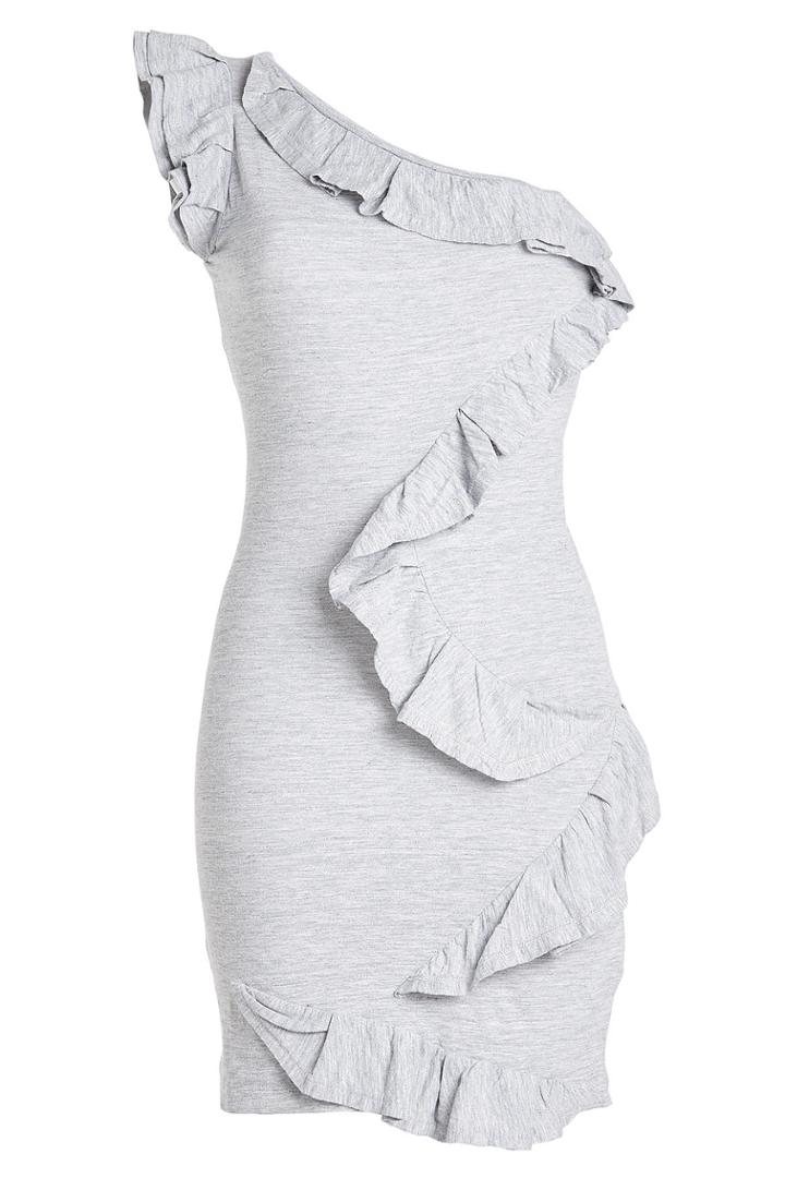 Dsquared2 Dsquared2 One-shoulder Cotton Dress