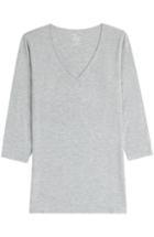 Majestic 3/4-sleeve Jersey Top