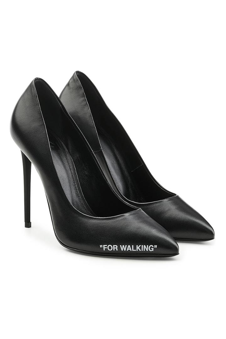 Off-white Off-white For Walking Leather Pumps