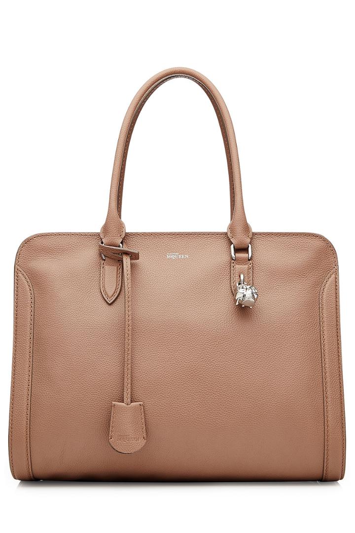 Alexander Mcqueen Alexander Mcqueen Small Padlock Leather Tote - None