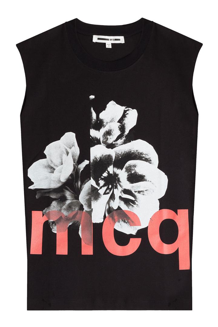 Mcq Alexander Mcqueen Mcq Alexander Mcqueen Printed Cotton Tank