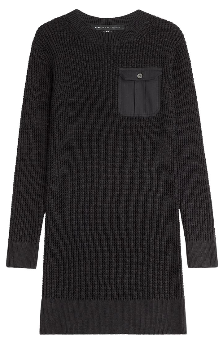Marc By Marc Jacobs Knitted Cotton-silk Sweater Dress