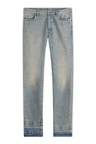 Maison Margiela Maison Margiela Cotton Slim Jeans With Contrast Cuffs - Blue