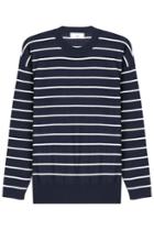 Ami Ami Wool Striped Knit Pullover - Multicolored