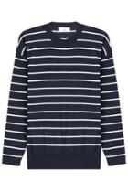 Ami Ami Wool Striped Knit Pullover - Multicolored