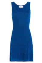 Carven Carven Stretch Dress With Cut Out Detail - Blue