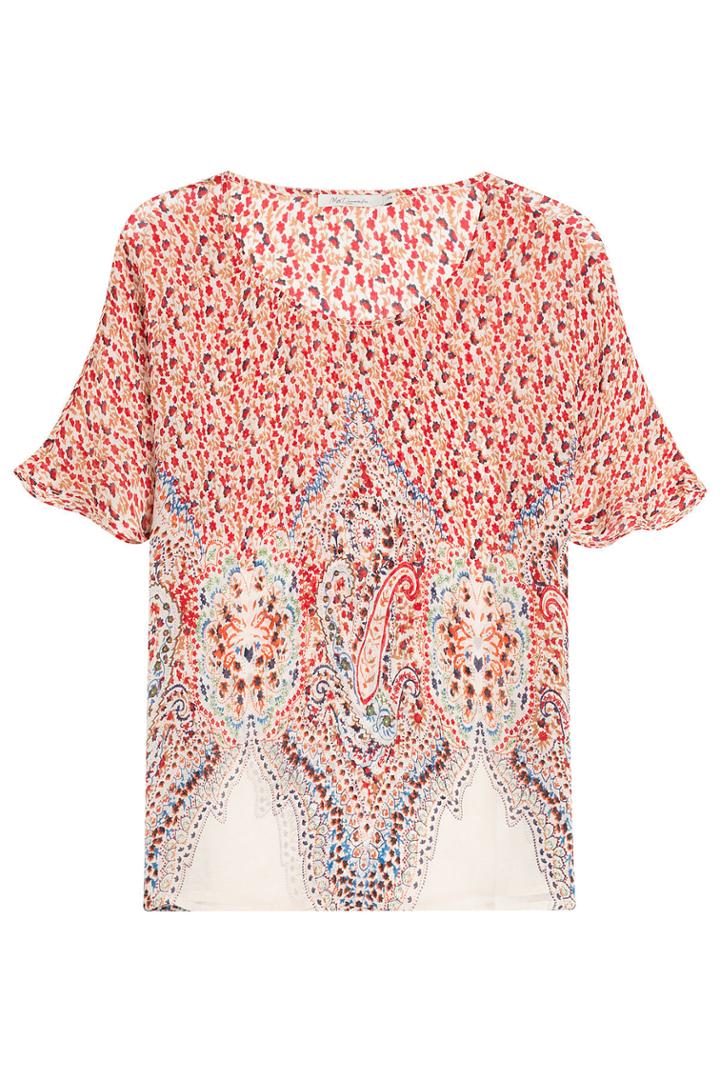 Mes Demoiselles Mes Demoiselles Printed Silk Top