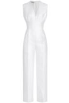 Emilia Wickstead Emilia Wickstead Satin Jumpsuit - White
