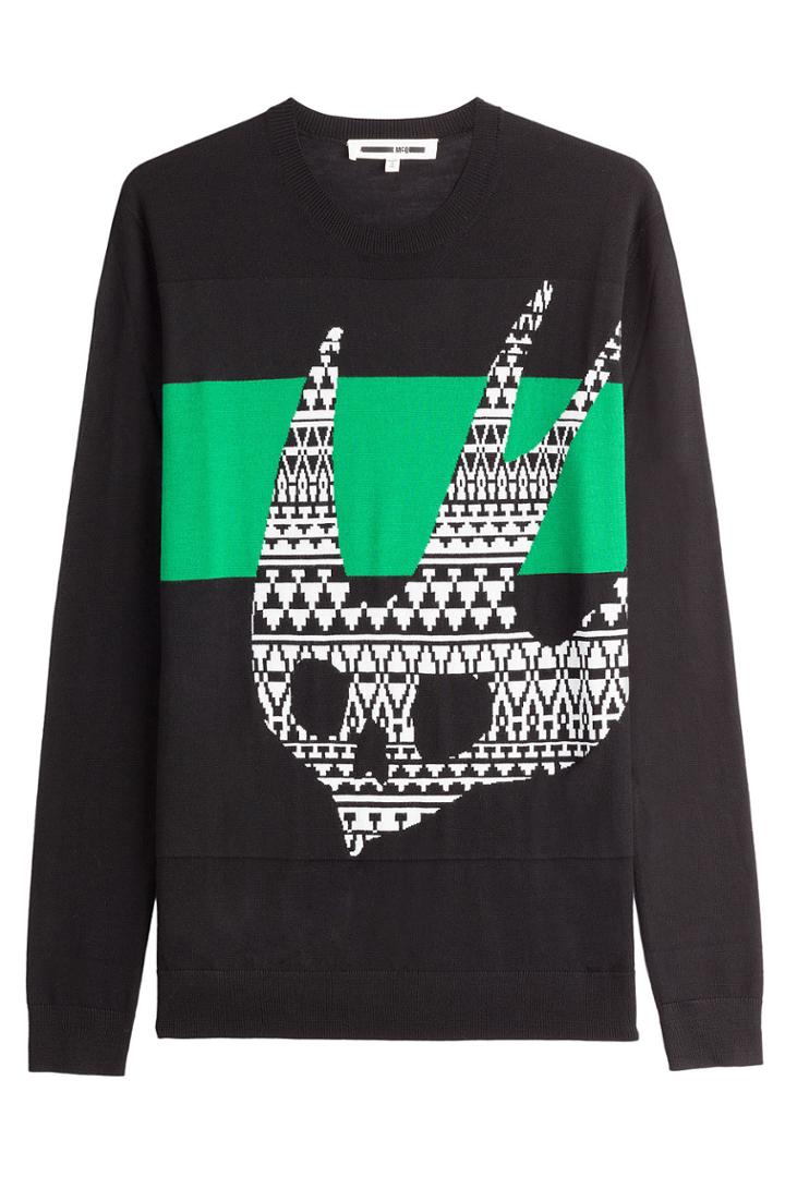 Mcq Alexander Mcqueen Mcq Alexander Mcqueen Wool Pullover With Print - Black
