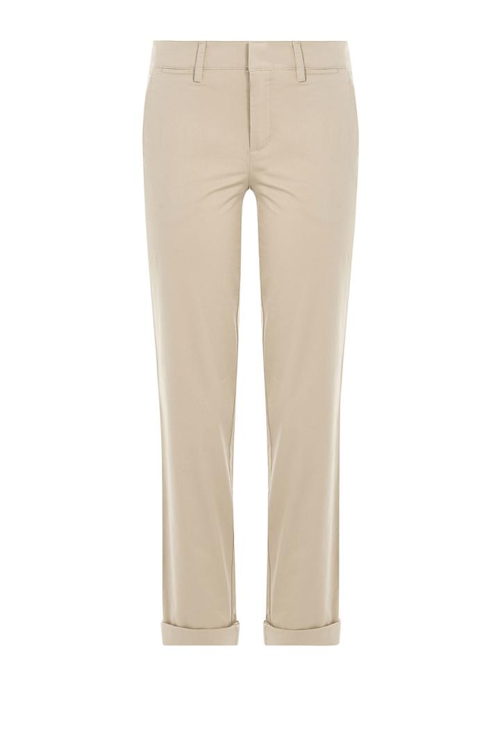 Vince Vince Boyfriend Cotton Trousers - Green
