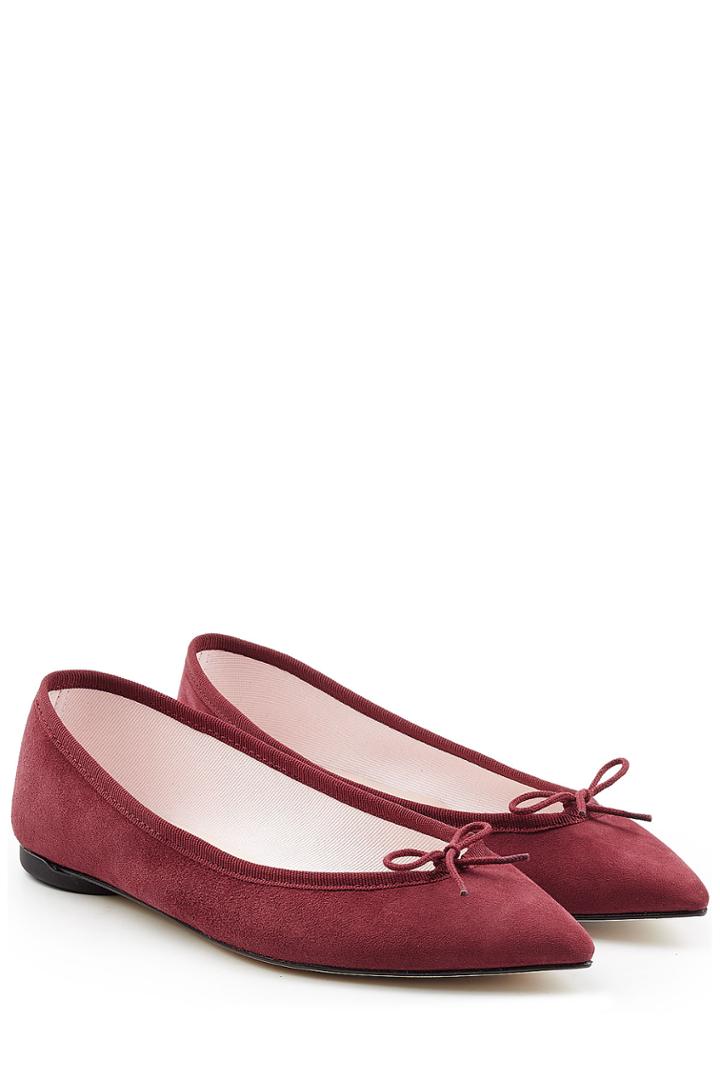 Repetto Repetto Brigitte Suede Ballerinas - Red