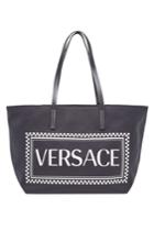 Versace Versace Logo Canvas Shopper