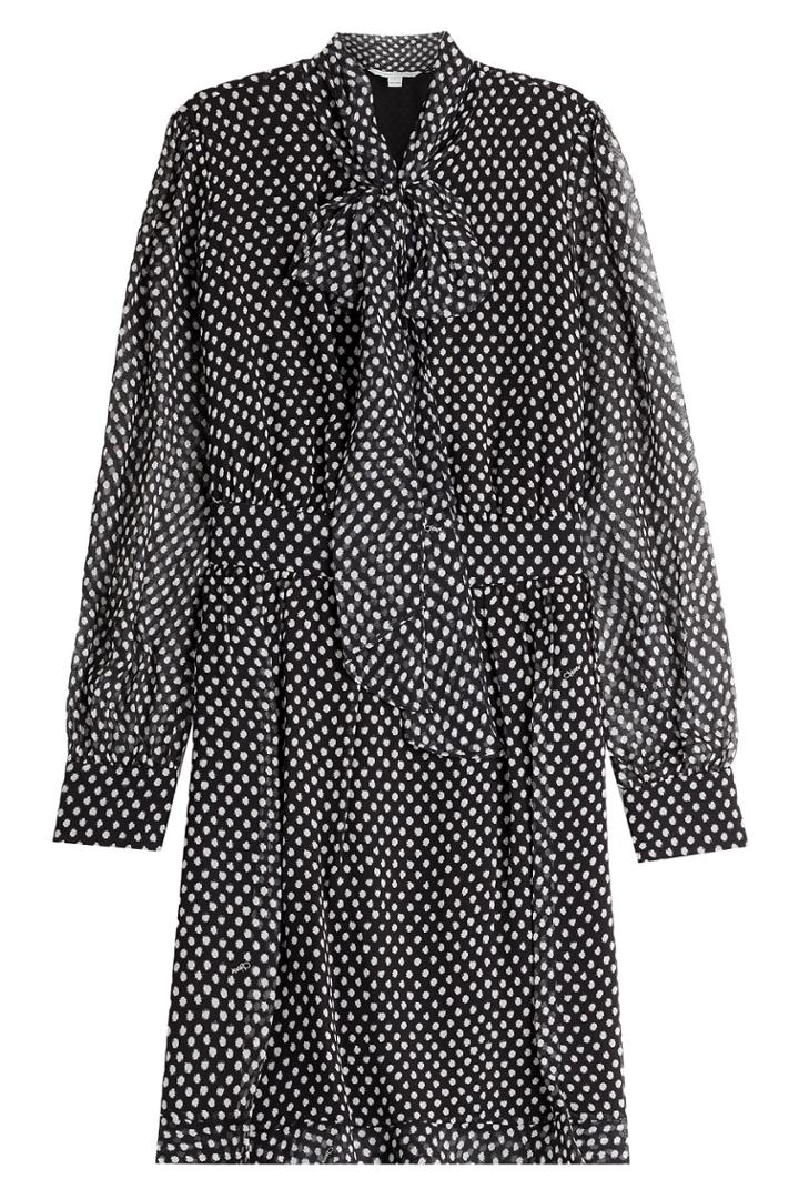 Diane Von Furstenberg Diane Von Furstenberg Printed Silk Dress - Dots