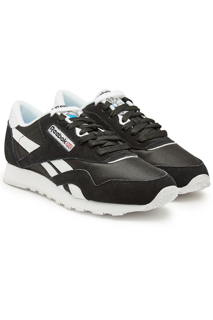 Reebok Reebok Classic Suede And Mesh Sneakers