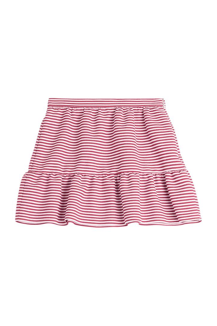 R.e.d. Valentino R.e.d. Valentino Striped Mini Skirt - Red
