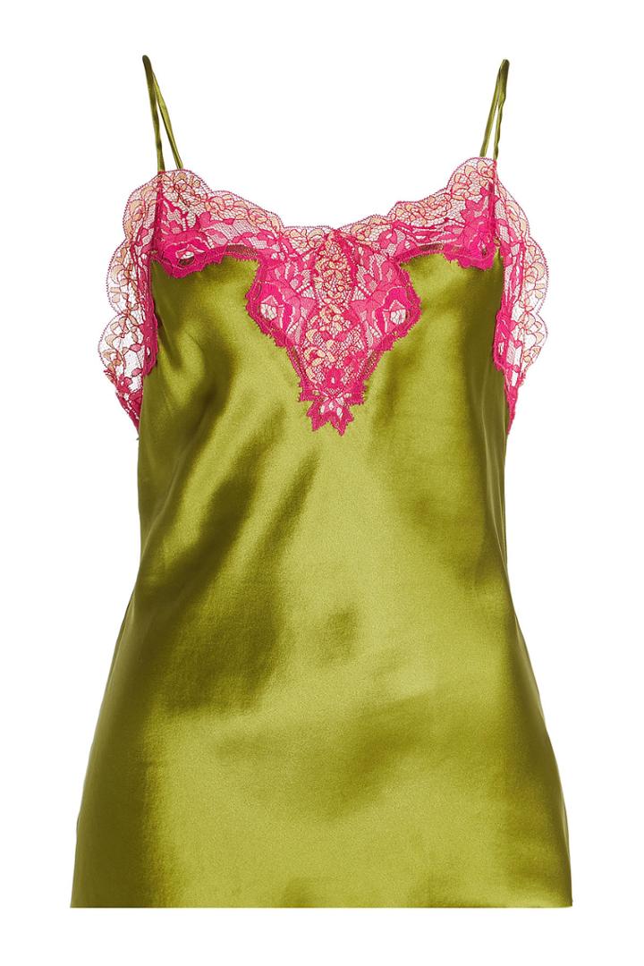 Marques' Almeida Marques' Almeida Silk Cami With Lace