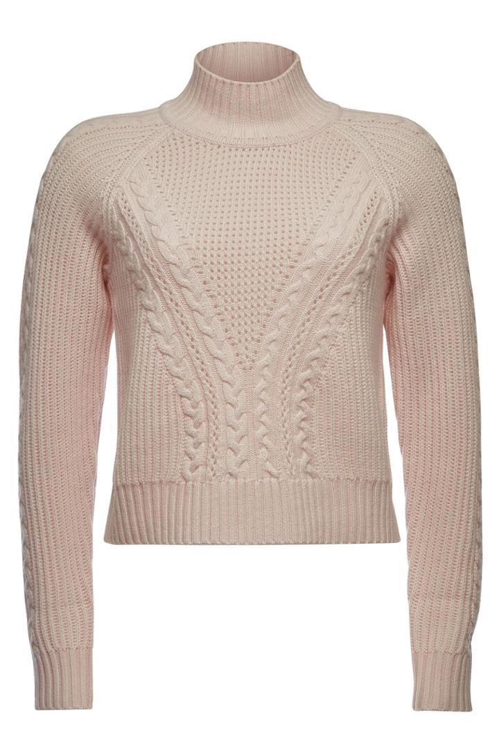 Karl X Kaia Gerber Karl X Kaia Gerber Cropped Wool Pullover With Cashmere