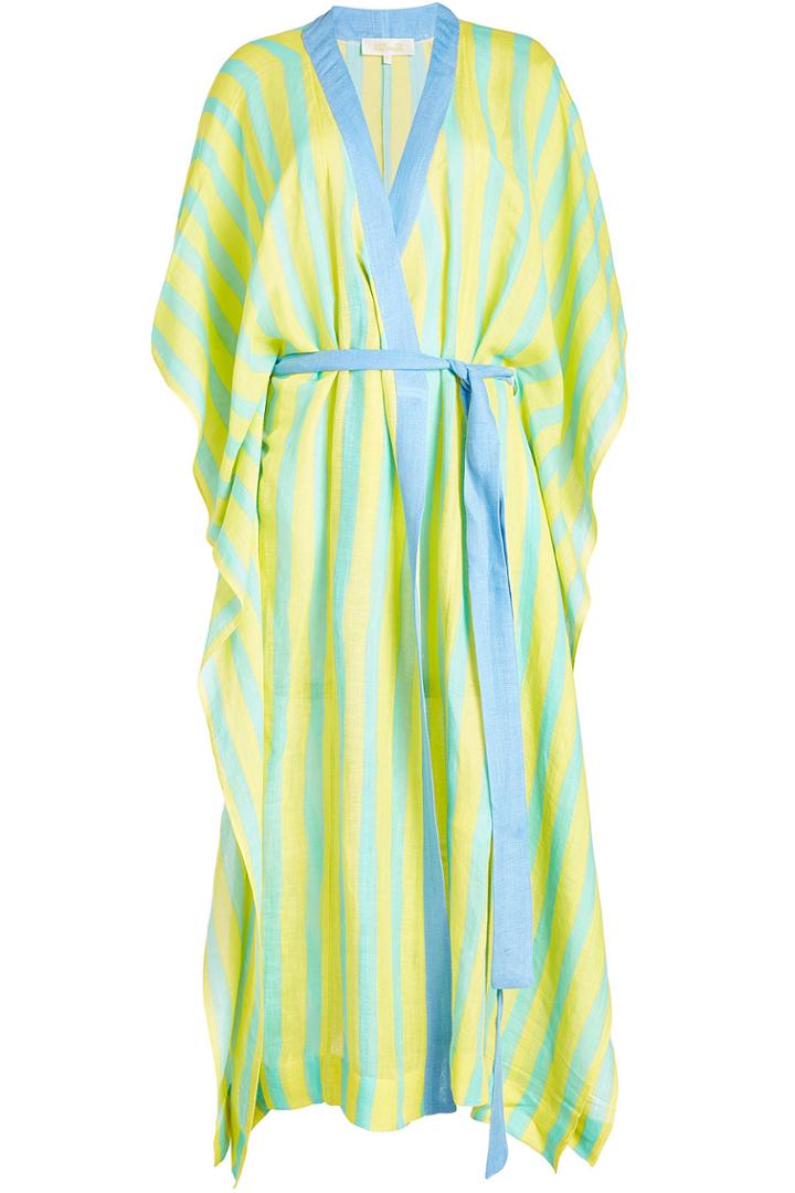 Diane Von Furstenberg Diane Von Furstenberg Tie-front Tunic With Linen