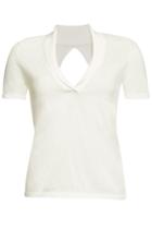 Jacquemus Jacquemus Cotton Knit Top With Open Back