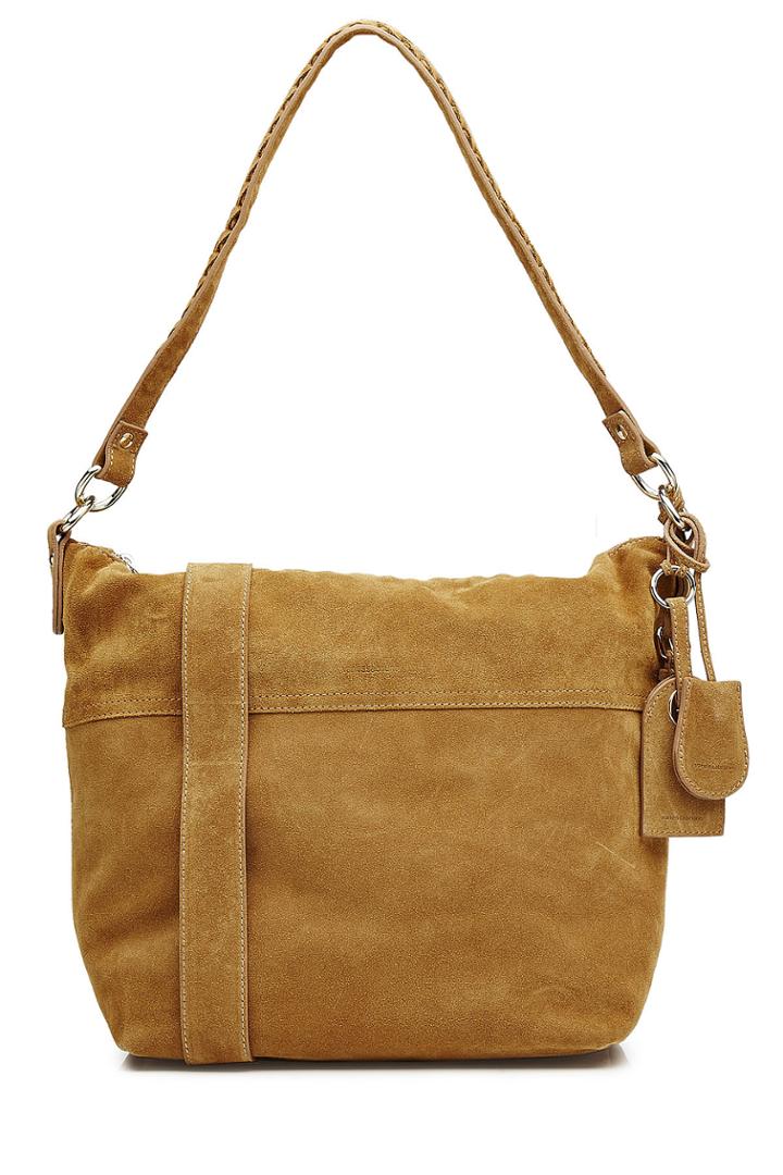 Vanessa Bruno Vanessa Bruno Suede Shoulder Bag - Brown