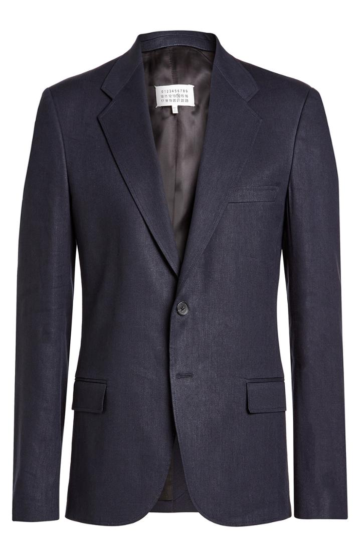Maison Margiela Maison Margiela Blazer With Linen And Virgin Wool