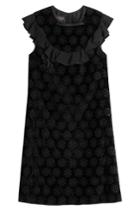 Giambattista Valli Giambattista Valli Mini Dress With Velvet And Cut-out Detail - Black