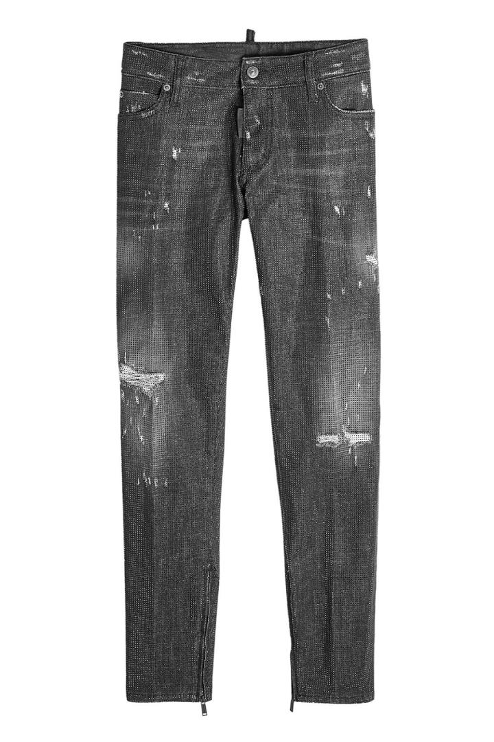 Dsquared2 Dsquared2 Distressed Jeans With Zipped Ankles