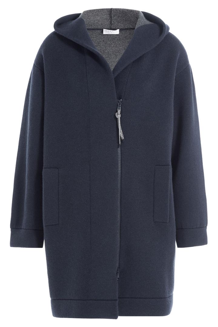 Brunello Cucinelli Brunello Cucinelli Cashmere Coat - Blue